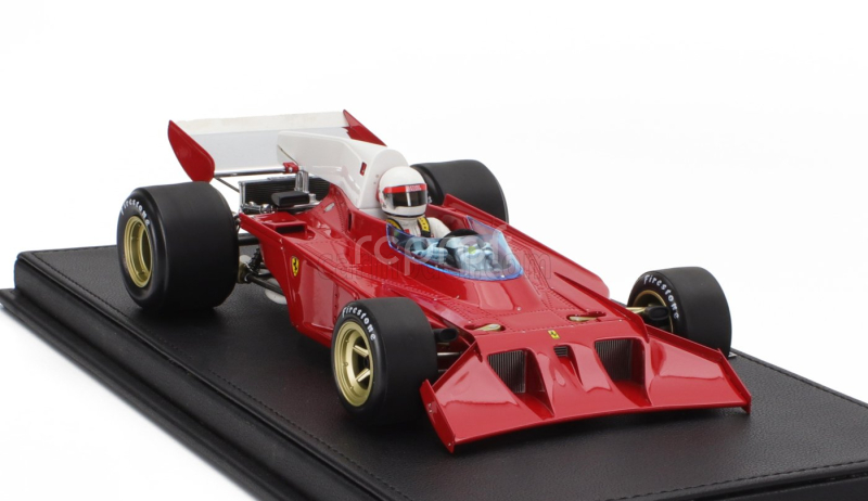 Gp-replicas Ferrari F1  312b3 Spazzaneve Test Version (with Pilot Figure) 1972 Arturo Merzario 1:18 Červená Bílá
