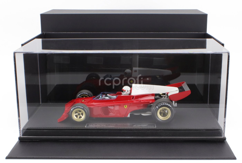 Gp-replicas Ferrari F1  312b3 Spazzaneve Test Version (with Pilot Figure) 1972 Arturo Merzario 1:18 Červená Bílá