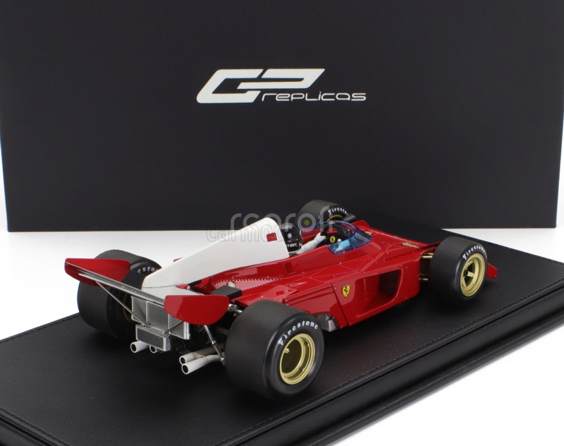 Gp-replicas Ferrari F1  312b3 Spazzaneve Test Version (with Pilot Figure) 1972 Jacky Ickx 1:18 Červená Bílá