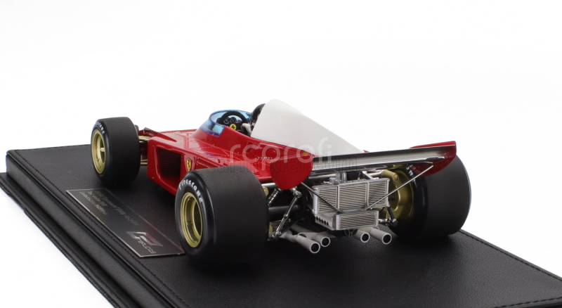 Gp-replicas Ferrari F1  312b3 Spazzaneve Test Version (with Pilot Figure) 1972 Jacky Ickx 1:18 Červená Bílá