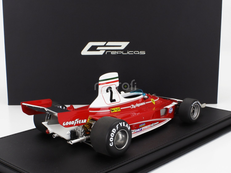 Gp-replicas Ferrari F1  312t N 2 Pole Position Fastest Lap And Winner Long Beach Usa Gp 1976 Clay Regazzoni 1:18 Red