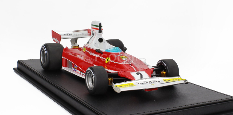 Gp-replicas Ferrari F1  312t N 2 Pole Position Fastest Lap And Winner Long Beach Usa Gp 1976 Clay Regazzoni 1:18 Red