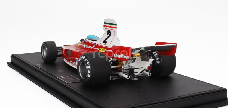 Gp-replicas Ferrari F1  312t N 2 Pole Position Fastest Lap And Winner Long Beach Usa Gp 1976 Clay Regazzoni 1:18 Red