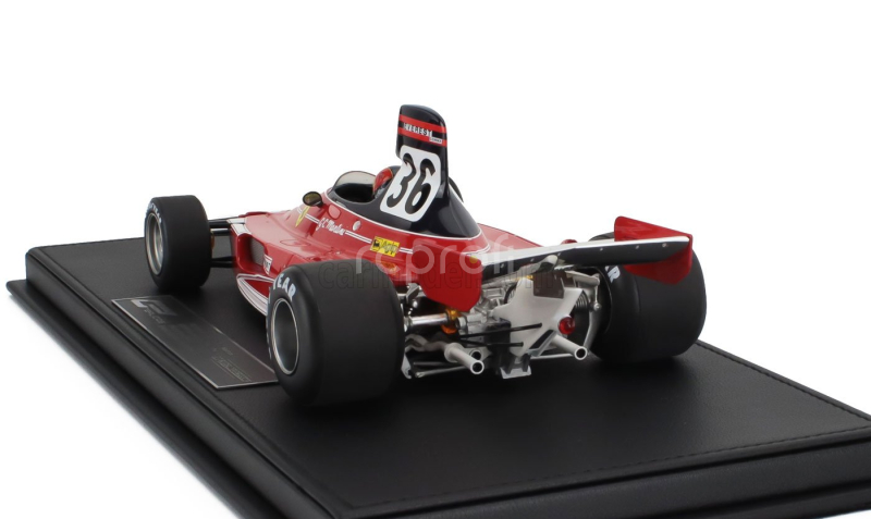 Gp-replicas Ferrari F1  312t Team Everest N 36 Brdc International Trophy Silverstone (with Pilot Figure) 1976 Giancarlo Martini - Con Vetrina - With Showcase 1:18 Red