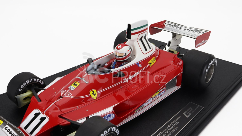 Gp-replicas Ferrari F1 312t Team Ferrari Sefac N 11 Winner Italy Monza Gp (with Pilot Figure) 1975 Clay Regazzoni 1:12 Červená Bílá