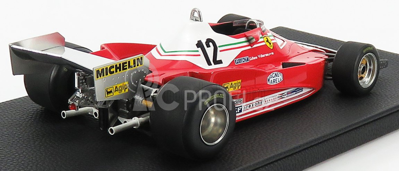 Gp-replicas Ferrari F1 312t2 Scuderia Ferrari Sefac Team N 12 1:18, červená