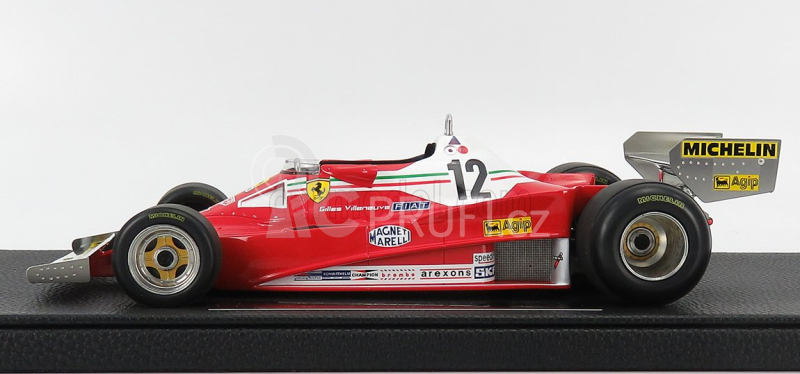 Gp-replicas Ferrari F1 312t2 Scuderia Ferrari Sefac Team N 12 1:18, červená