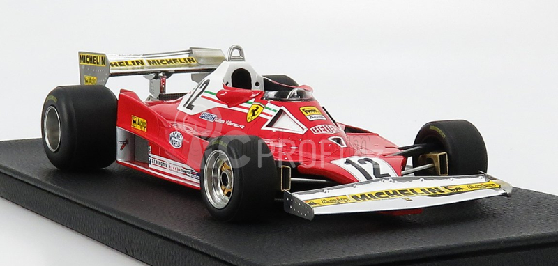 Gp-replicas Ferrari F1 312t2 Scuderia Ferrari Sefac Team N 12 1:18, červená