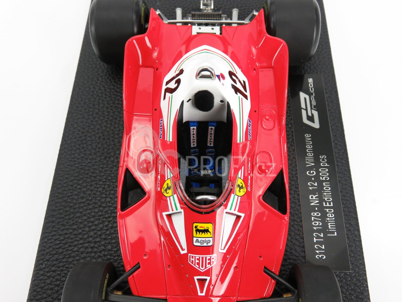 Gp-replicas Ferrari F1 312t2 Scuderia Ferrari Sefac Team N 12 1:18, červená