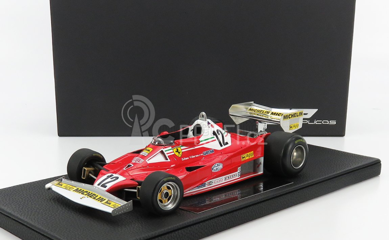 Gp-replicas Ferrari F1 312t2 Scuderia Ferrari Sefac Team N 12 1:18, červená