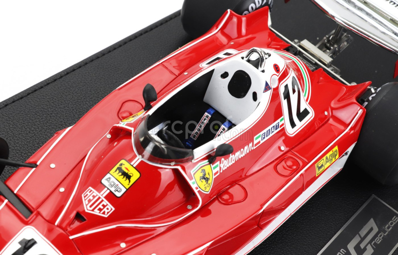 Gp-replicas Ferrari F1  312t2b Team Scuderia Ferrari Spa Sefac N 12 Winner Brazilian Gp 1977 Carlos Reutemann 1:18 Červená Bílá