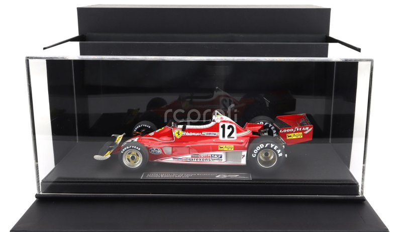 Gp-replicas Ferrari F1  312t2b Team Scuderia Ferrari Spa Sefac N 12 Winner Brazilian Gp 1977 Carlos Reutemann 1:18 Červená Bílá