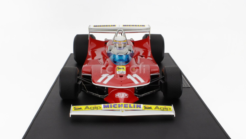 Gp-replicas Ferrari F1  312t4 N 11 World Champion Pole Position And Winner Monaco Gp (with Pilot Figure) 1979 Jody Scheckter 1:12 Red
