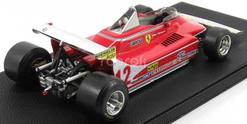 Gp-replicas Ferrari F1  312t4 N 12 Gp Montecarlo 1979 Gilles Villeneuve 1:18 Red