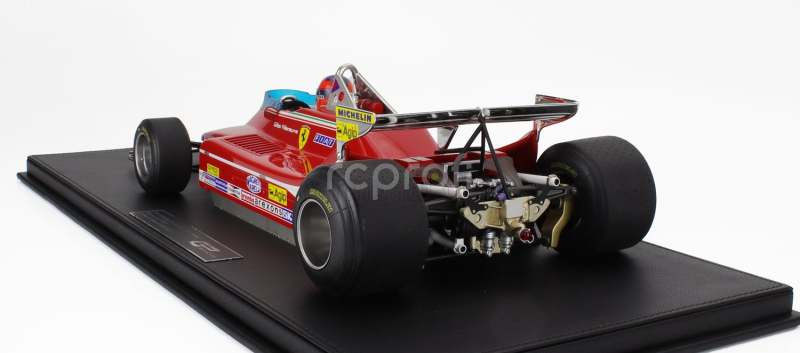 Gp-replicas Ferrari F1  312t4 N 12 Monaco Gp (with Pilot Figure) 1979 Gilles Villeneuve 1:12 Red
