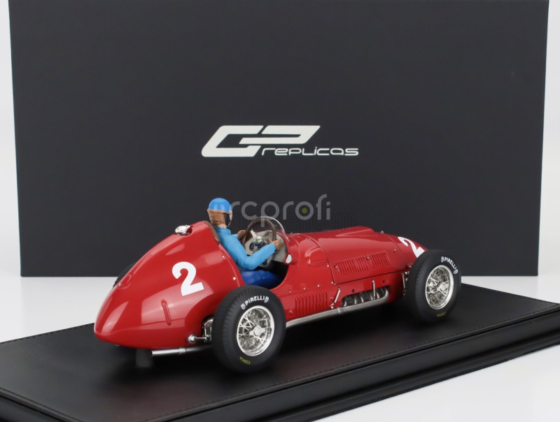 Gp-replicas Ferrari F1  375 N 2 Winner Italy Monza Gp (with Pilot Figure) 1951 Alberto Ascari 1:18 Red