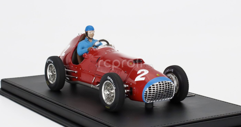 Gp-replicas Ferrari F1  375 N 2 Winner Italy Monza Gp (with Pilot Figure) 1951 Alberto Ascari 1:18 Red