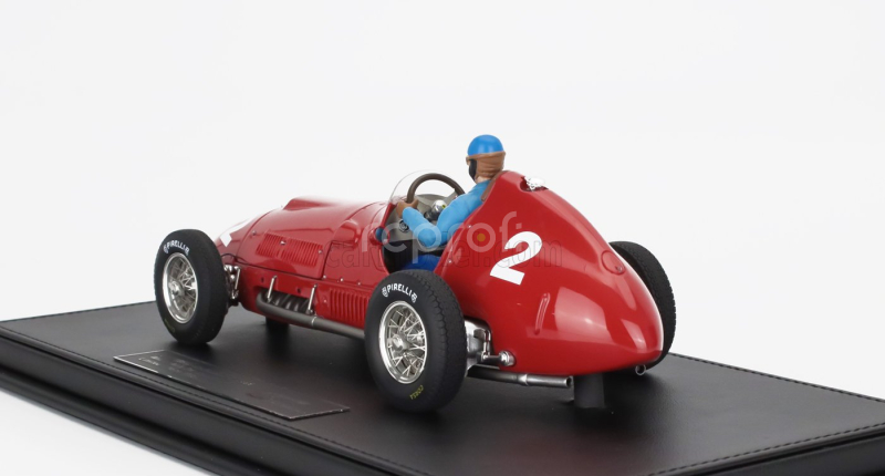 Gp-replicas Ferrari F1  375 N 2 Winner Italy Monza Gp (with Pilot Figure) 1951 Alberto Ascari 1:18 Red
