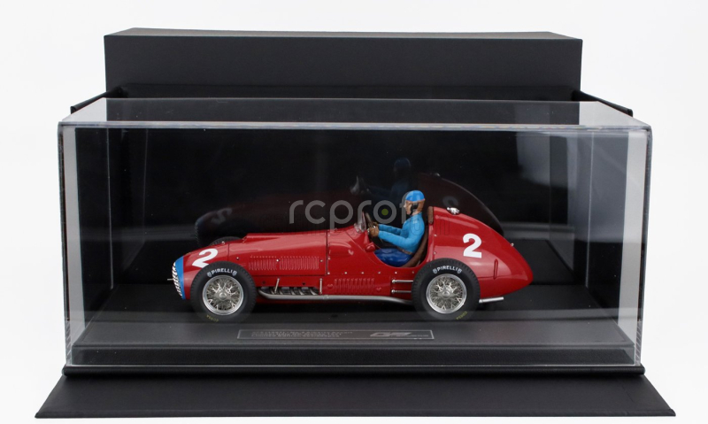 Gp-replicas Ferrari F1  375 N 2 Winner Italy Monza Gp (with Pilot Figure) 1951 Alberto Ascari 1:18 Red