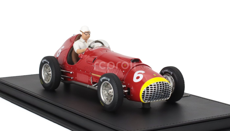 Gp-replicas Ferrari F1  375 N 6 2nd Spanish Gp (with Pilot Driver) 1951 Jose Froilan Gonzalez 1:18 Red