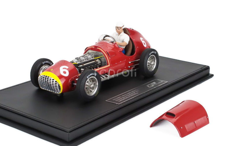 Gp-replicas Ferrari F1  375 N 6 2nd Spanish Gp (with Pilot Driver) 1951 Jose Froilan Gonzalez 1:18 Red