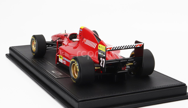 Gp-replicas Ferrari F1  412 T1b N 27 2nd British Gp (with Pilot Figure) 1994 Jean Alesi 1:18 Červená Černá