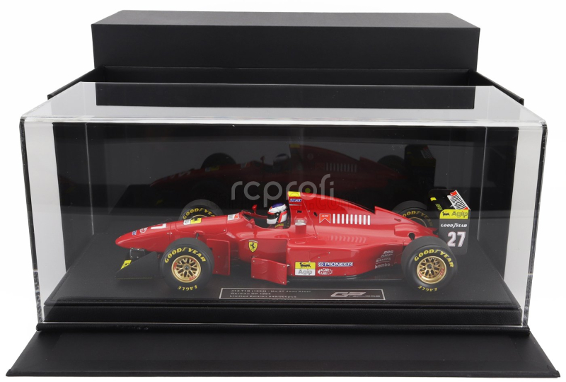 Gp-replicas Ferrari F1  412 T1b N 27 2nd British Gp (with Pilot Figure) 1994 Jean Alesi 1:18 Červená Černá