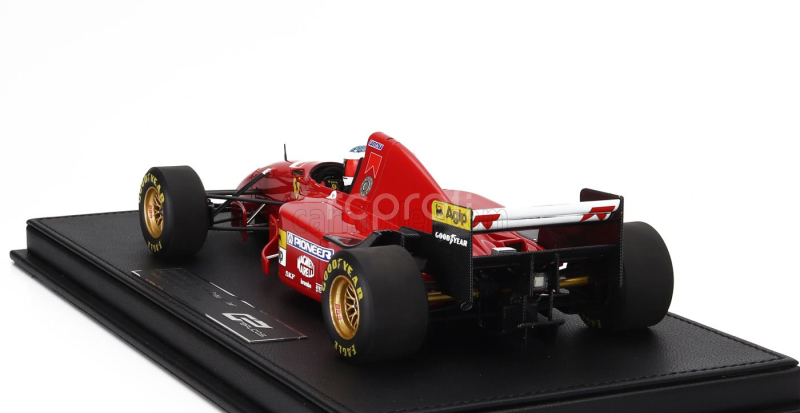 Gp-replicas Ferrari F1  412t2 N 0 First Test Estoril 22-23 November (with Driver Figure) 1995 Michael Schumacher - Con Vetrina - With Showcase 1:18 Red