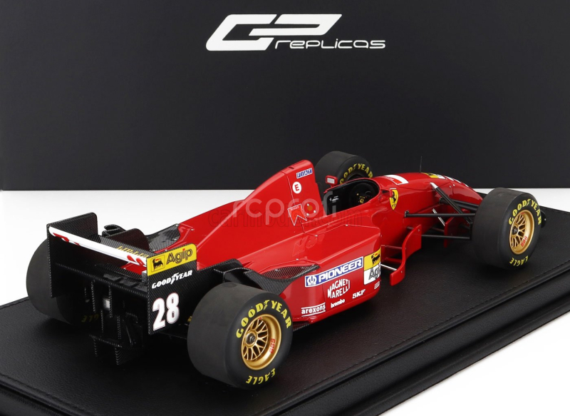 Gp-replicas Ferrari F1  412t2 N 28 Season 1995 Gerhard Berger - Con Vetrina - With Showcase 1:18 Red