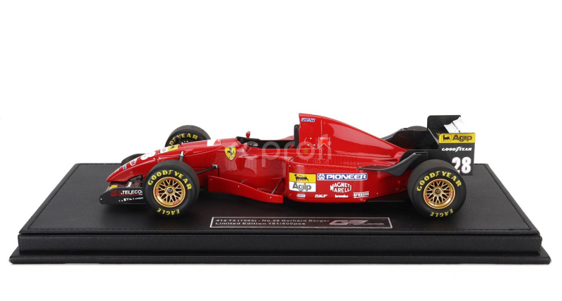 Gp-replicas Ferrari F1  412t2 N 28 Season 1995 Gerhard Berger - Con Vetrina - With Showcase 1:18 Red