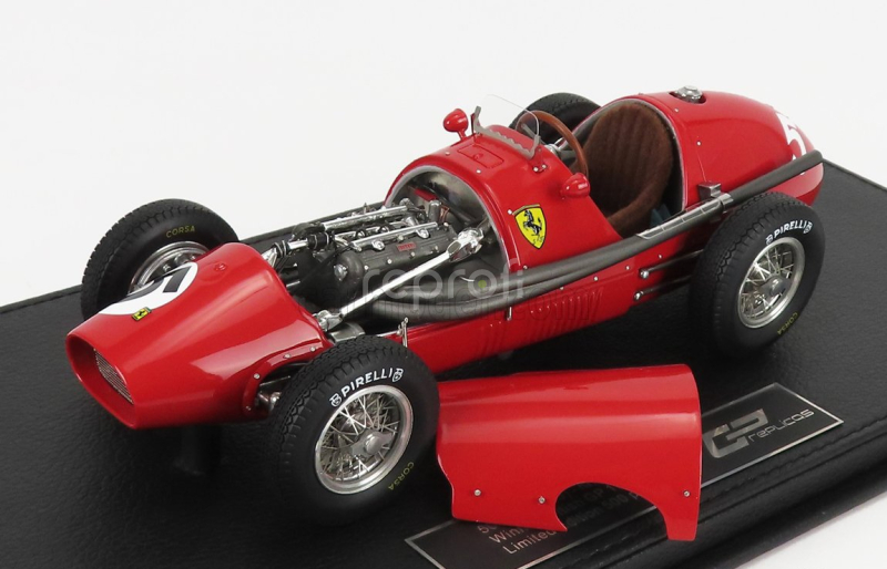Gp-replicas Ferrari F1  500 F2 Scuderia Ferrari N 5 Winner British Gp Alberto Ascari 1953 World Champion 1:18 Red