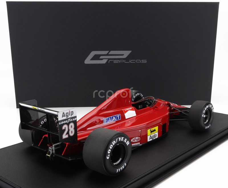 Gp-replicas Ferrari F1  640 F1-89 N 28 2nd Monza Gp 1989 G.berger 1:12 Red