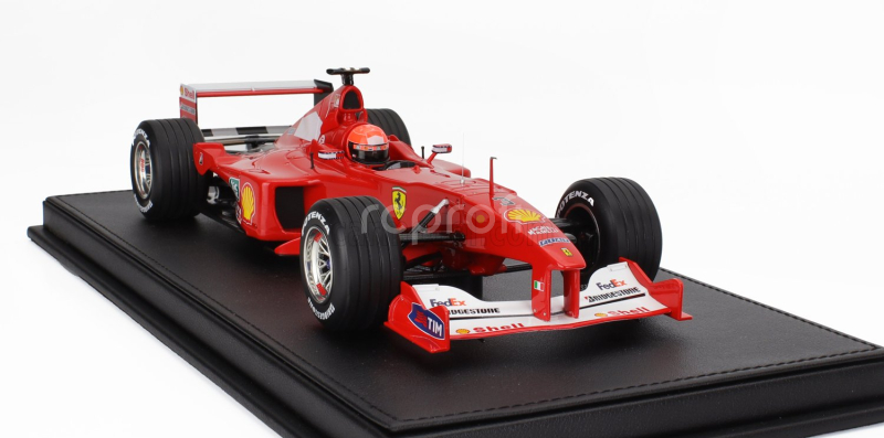 Gp-replicas Ferrari F1  F2000 N 3 World Champion Winner Italy Monza Gp (with Pilot Driver) 2000 Michael Schumacher 1:18 Červená Bílá