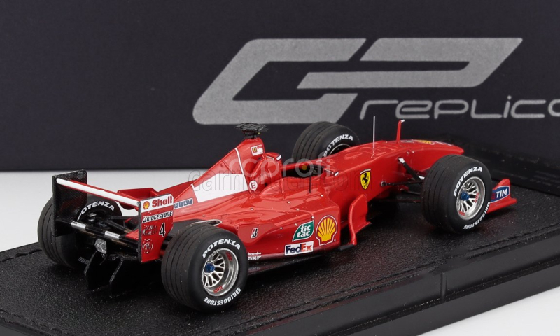 Gp-replicas Ferrari F1  F2000 N 4 Winner German Hockenheim Gp 2000 Rubens Barrichello 1:43 Červená Bílá