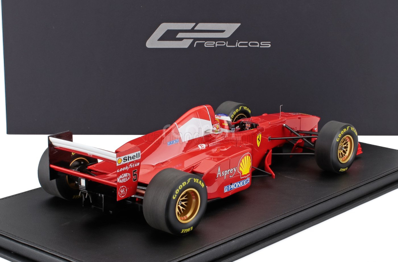 Gp-replicas Ferrari F1  F310b Scuderia Ferrari Marlboro Team N 5 Winner Canada Gp (with Pilot Figure) 1997 Michael Schumacher - Con Vetrina - With Showcase 1:12 Červená Bílá