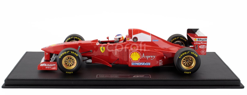 Gp-replicas Ferrari F1  F310b Scuderia Ferrari Marlboro Team N 5 Winner Canada Gp (with Pilot Figure) 1997 Michael Schumacher - Con Vetrina - With Showcase 1:12 Červená Bílá
