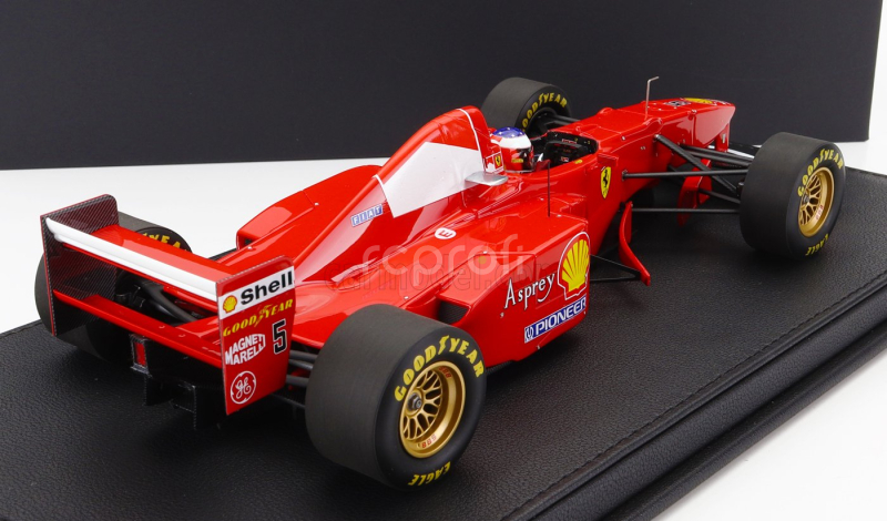 Gp-replicas Ferrari F1  F310b Scuderia Ferrari Marlboro Team N 5 Winner Canada Gp (with Pilot Figure) 1997 Michael Schumacher - Con Vetrina - With Showcase 1:18 Červená Bílá