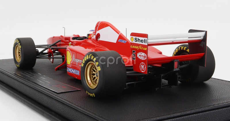 Gp-replicas Ferrari F1  F310b Scuderia Ferrari Marlboro Team N 5 Winner Canada Gp (with Pilot Figure) 1997 Michael Schumacher - Con Vetrina - With Showcase 1:18 Červená Bílá