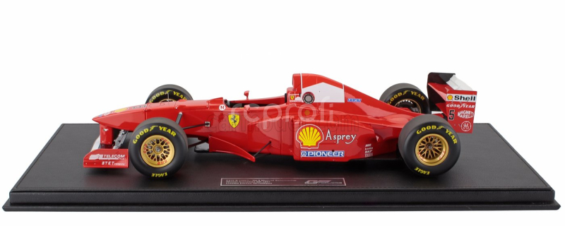 Gp-replicas Ferrari F1  F310b Team Scuderia Ferrari Marlboro N 5 Winner Canada Gp 1997 Michael Schumacher - Con Vetrina - With Showcase 1:12 Červená Bílá
