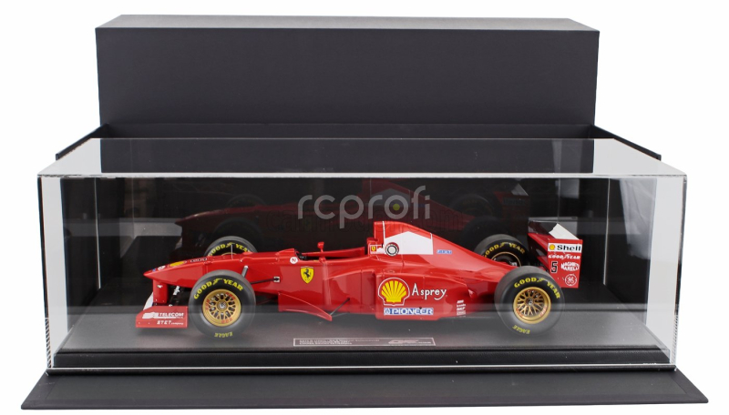 Gp-replicas Ferrari F1  F310b Team Scuderia Ferrari Marlboro N 5 Winner Canada Gp 1997 Michael Schumacher - Con Vetrina - With Showcase 1:12 Červená Bílá