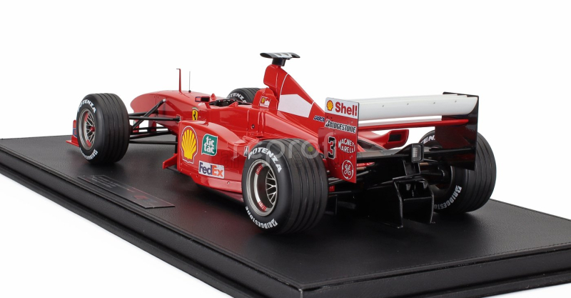 Gp-replicas Ferrari F1  F399 Scuderia Ferrari N 3 Winner Monaco Gp Montecarlo 1999 Michael Schumacher - Con Vetrina - With Showcase 1:12 Red