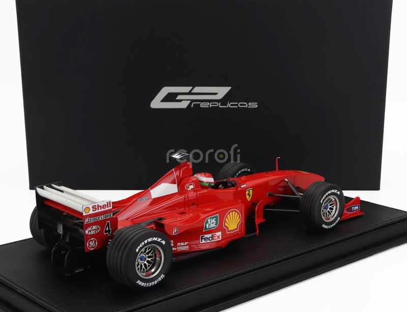 Gp-replicas Ferrari F1 F399 Scuderia Ferrari N 4 2nd Monaco Gp Montecarlo (with Pilot Figure) 1999 Eddie Irvine 1:18 Red