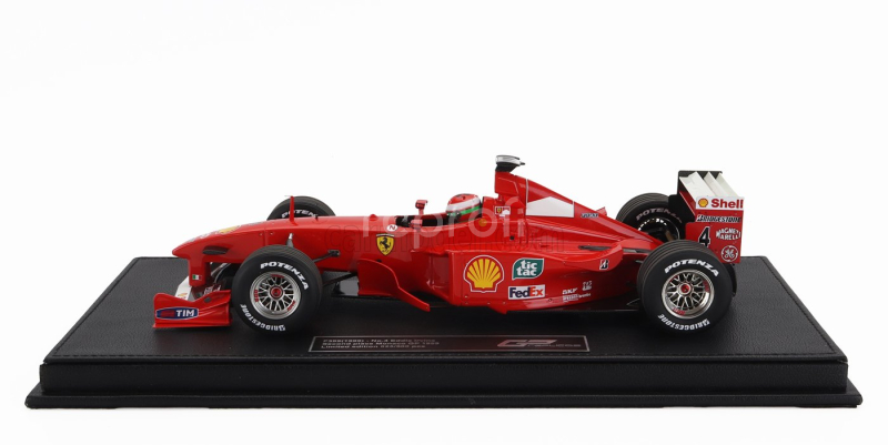 Gp-replicas Ferrari F1 F399 Scuderia Ferrari N 4 2nd Monaco Gp Montecarlo (with Pilot Figure) 1999 Eddie Irvine 1:18 Red