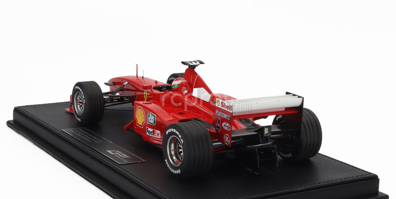 Gp-replicas Ferrari F1 F399 Scuderia Ferrari N 4 2nd Monaco Gp Montecarlo (with Pilot Figure) 1999 Eddie Irvine 1:18 Red
