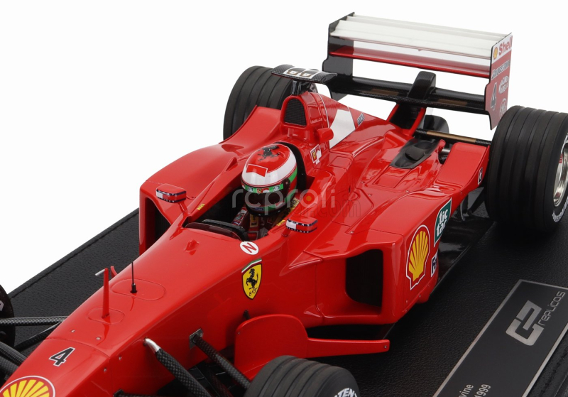 Gp-replicas Ferrari F1 F399 Scuderia Ferrari N 4 2nd Monaco Gp Montecarlo (with Pilot Figure) 1999 Eddie Irvine 1:18 Red