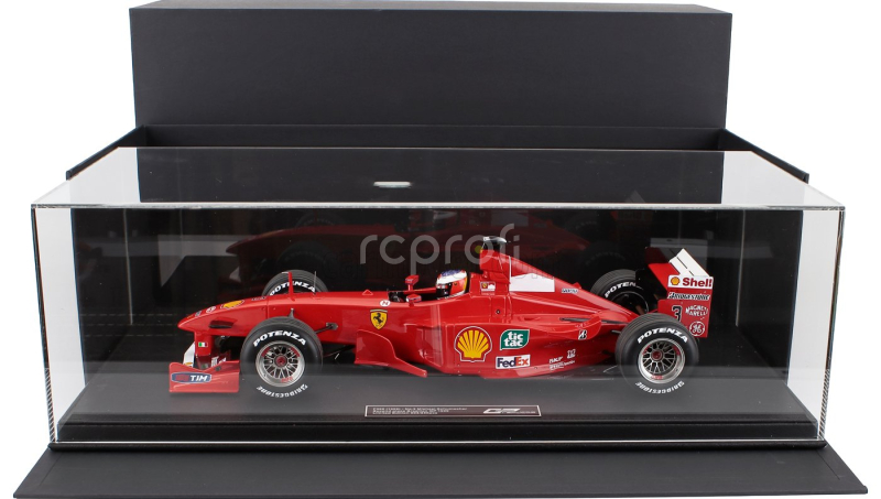 Gp-replicas Ferrari F1  F399 Team Scuderia Ferrari N 3 2nd Brazilian Gp (with Pilot Figure) 1999 Michael Schumacher - Con Vetrina - With Showcase 1:12 Červená Bílá