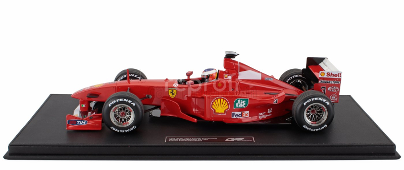 Gp-replicas Ferrari F1  F399 Team Scuderia Ferrari N 3 2nd Brazilian Gp (with Pilot Figure) 1999 Michael Schumacher - Con Vetrina - With Showcase 1:12 Červená Bílá