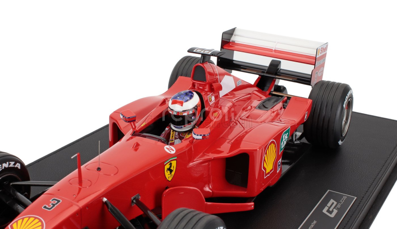 Gp-replicas Ferrari F1  F399 Team Scuderia Ferrari N 3 2nd Brazilian Gp (with Pilot Figure) 1999 Michael Schumacher - Con Vetrina - With Showcase 1:12 Červená Bílá
