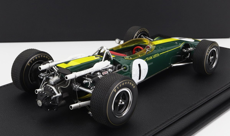 Gp-replicas Lotus F1  43 Scuderia Lotus Team N 1 Winner Usa Gp Watkins Glen 1966 Jim Clark 1:18 Britská Závodní Zelená