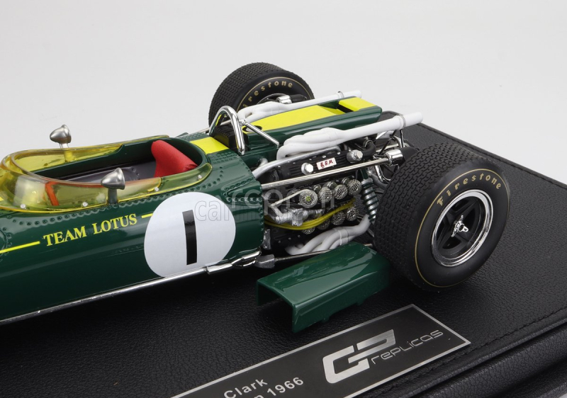 Gp-replicas Lotus F1  43 Scuderia Lotus Team N 1 Winner Usa Gp Watkins Glen 1966 Jim Clark 1:18 Britská Závodní Zelená